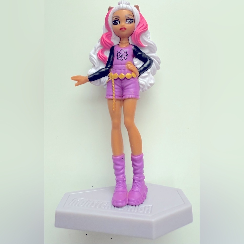 Monster High Cake Topper/Cupcake Topper Draculaura, Clawdeen & Frankie Stein - Picture 5 of 8